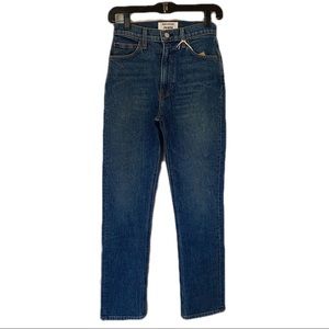 Reformation Liza Ultra High Rise Slim Straight Jeans